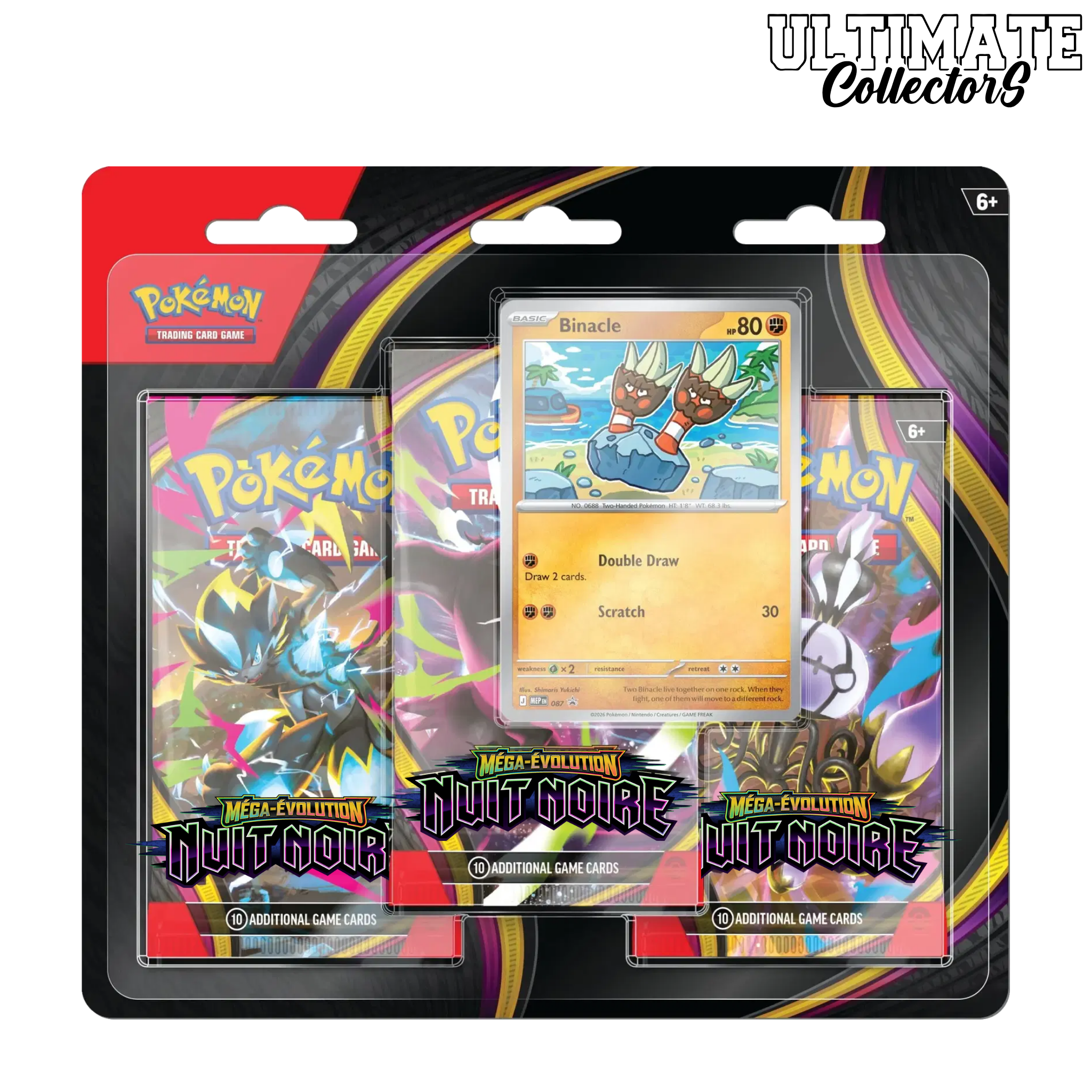 Tripack Pokémon - Nuit Noire - ME05